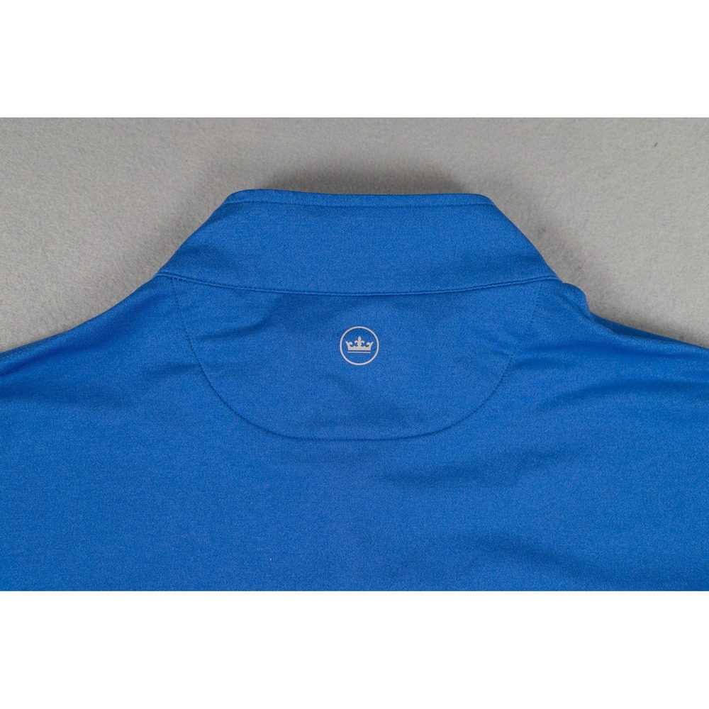Peter Millar Mens Quarter Zip Pullover Blue Performance XL Golf Activewear image 5